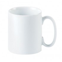Porcelite White Straight Sided Mug 12oz / 34cl