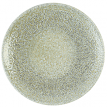 Dudson Harvest Grain Speckled Green Organic Coupe Plate 16.4cm 