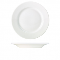 Genware Porcelain Classic Winged Plates 28cm 