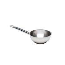 Genware Stainless Steel Sauteuse Pan 1 Litre 