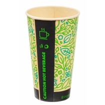 Ultimate Eco Bamboo Compostable Hot Drink Cups 16oz / 453ml