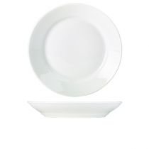 Genware Porcelain Deep Winged Plates 30cm