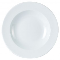 Porcelite White Traditional Pasta & Soup Plate 9inch / 23cm 13oz / 37cl