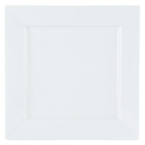 Porcelite White Flat Square Plates 8.25inch / 21cm  