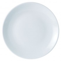 Porcelite White Coupe Plate 7inch / 18cm 