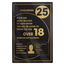 Challenge 25 Age Verification Notice