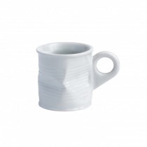 Squashed Tin Can Mug White Small 2.5oz 