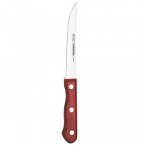 Tramontina Polywood Steak Knives Red Full Tang 22cm 