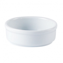 Porcelite White Round Dish 3inch / 8cm 3oz / 9cl
