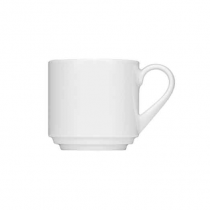 Bauscher Purity White Stackable Cups 3.25oz / 9cl