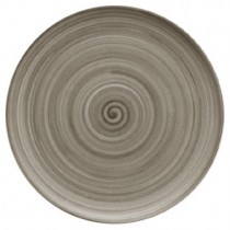 Bauscher Modern Rustic Ceramica Wood Flat Coupe Plate 32cm