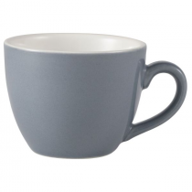 Genware Porcelain Grey Bowl Shaped Cup 3oz / 9cl