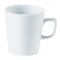Royal Genware White Porcelain Latte Mugs 34cl/12oz