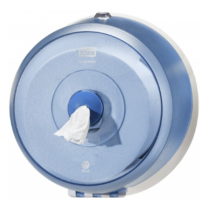 Tork SmartOne® Wave Mini Toilet Roll Dispenser Blue