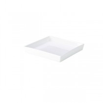 Royal Genware Porcelain Square Dip Dish Holder Plates White 17.9cm  