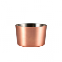 Genware Copper Plated Mini Serving Cup 8 x 5cm
