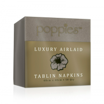 Poppies Luxury Airlaid Tablin 40cm Napkin Mocha