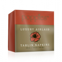 Poppies Luxury Airlaid Tablin 40cm Napkin Terracotta