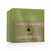 Poppies Luxury Airlaid Tablin 8 Fold 40cm Napkin Kiwi Green