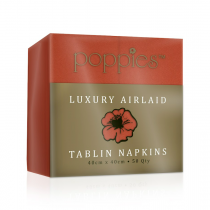 Poppies Luxury Airlaid Tablin 8 Fold 40cm Napkin Terracotta