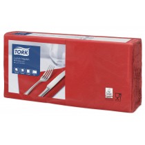 Tork Red Lunch Napkins 32cm 2ply