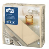 Tork Linstyle Dinner Napkin 8 Fold 39cm Cream