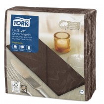 Tork Linstyle Dinner Napkin 8 Fold 39cm Cocoa