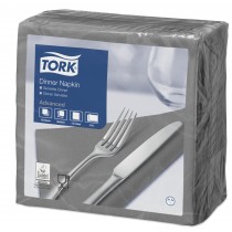 Tork Grey Dinner Napkin 39cm 2ply