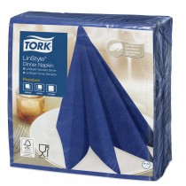 Tork Linstyle Dinner Napkin 4 Fold 39cm Midnight Blue 