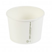 Eco-Friendly White Soup Containers16oz
