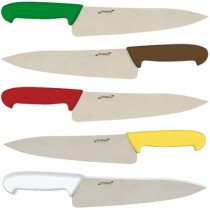 Genware Colour Coded Chef Knife Brown 25.4cm