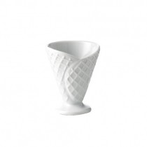 Ceramic Ice Cream Cone Sundae Dish 