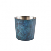 Genware Patina Blue Serving Cup 8.5cm 