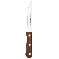 Tramontina Polywood Steak Knives Brown Full Tang 22cm 