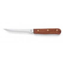 Amefa 3 Rivet Brown Handle Steak Knife