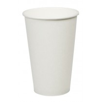 White Disposable Hot Drink Cups 16oz / 340ml