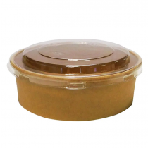 Disposable Kraft Round Deli Bowl 750ml 