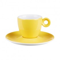 Costa Verde Café Yellow Espresso Saucer 12.5cm 