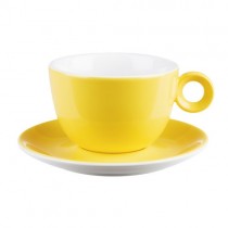 Costa Verde Café Yellow Saucer 16cm 