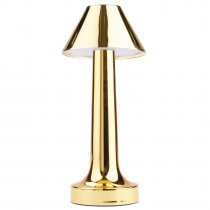 LED Cordless Deca Brassy Table Lamp 9inch / 23cm