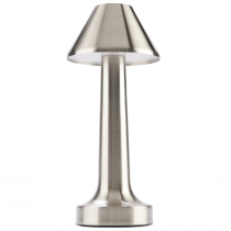 LED Cordless Deca Steel Table Lamp 9inch / 23cm