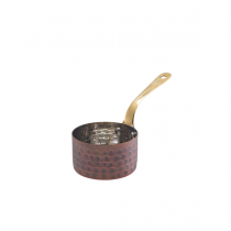 Genware Antique Copper Mini Sauce Pan 7.8 x 4.5cm