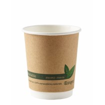 Compostable Kraft Double Wall Paper Cups 8oz / 227ml