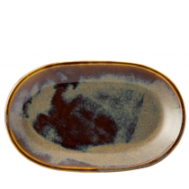 Murra Toffee Deep Coupe Oval Plate 19.5 x 11cm