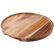 Acacia Wood Round Platter/Pizza Boards 30cm