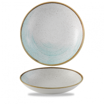 Churchill Stonecast Accents Duck Egg Blue Coupe Bowl 24.80cm