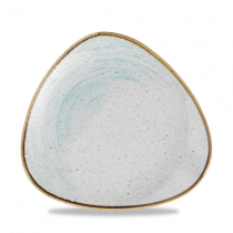 Churchill Stonecast Accents Duck Egg Blue Triangle Plate 22.90cm