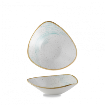 Churchill Stonecast Accents Duck Egg Blue Triangle Bowl 23.50cm