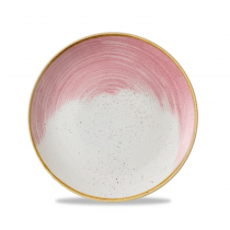Churchill Stonecast Accents Petal Pink Coupe Plate 26cm