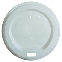 White CPLA Sip Lid for 8oz Cups